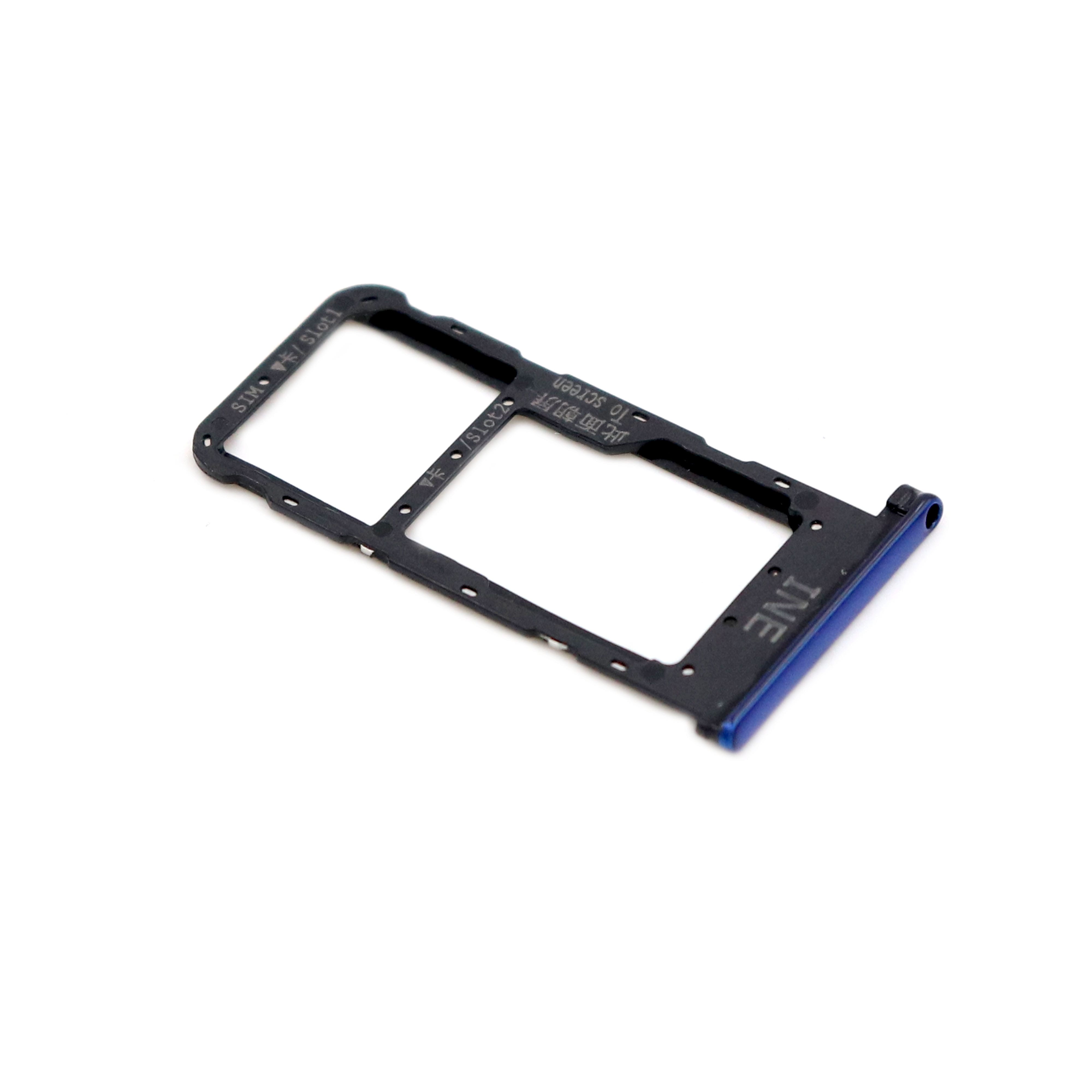 Nano Sim Card Tray For Huawei P Smart Plus Blue OEM-Equivalent