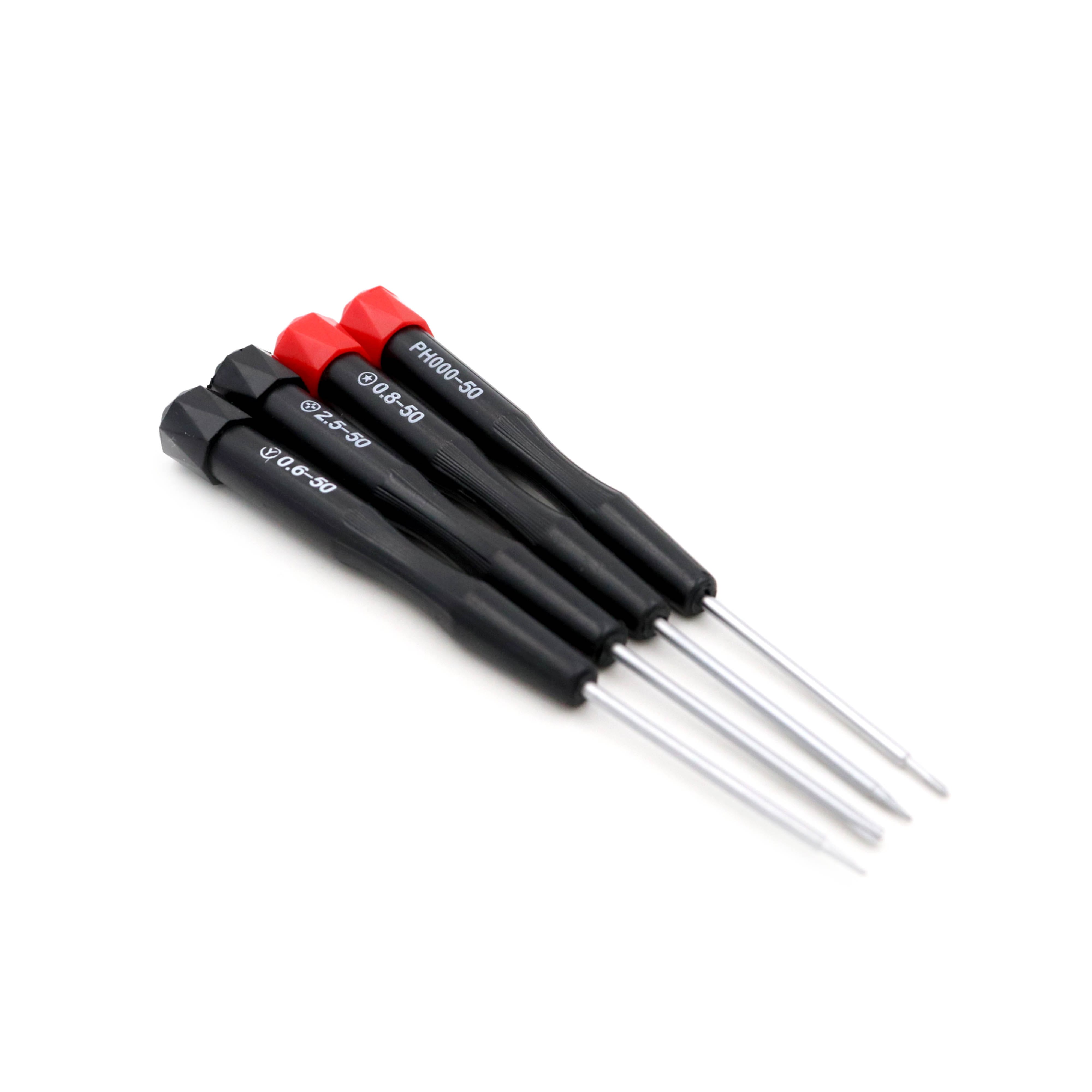 4 Pieces Screwdriver set for iPhone and Samsung repairs 1x tri-wing 1x Phillips 1x Flat/cros 1X Pentalobe