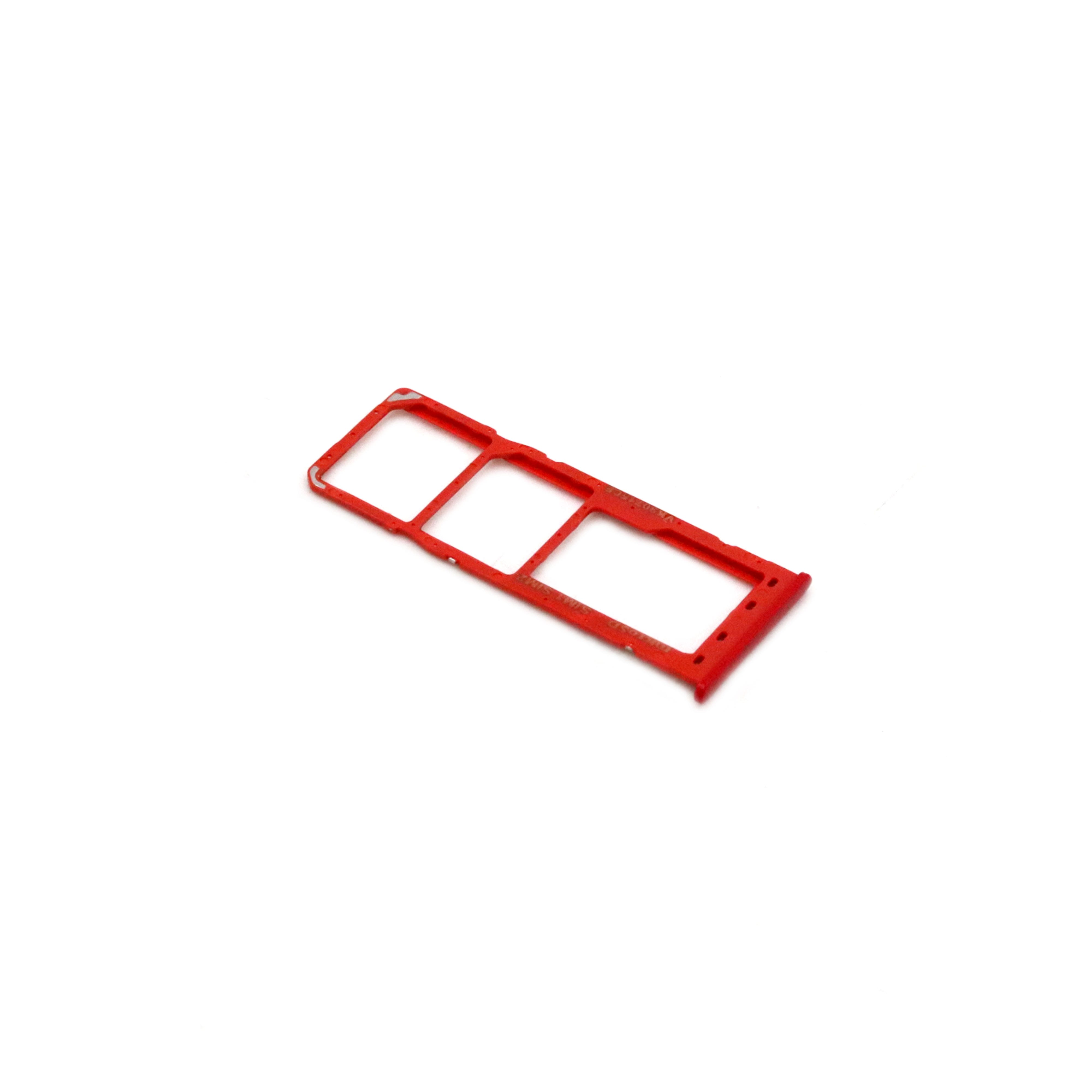 Nano Sim card Tray For Samsung A10 (A105F) Red OEM-Equivalent