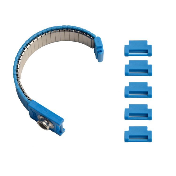 Adjustable Stainless Steel Wrist-strap with 10mm stud