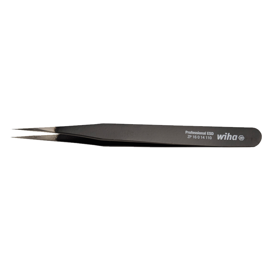 Wiha ZP16014110 Precision Tweezer Professional ESD