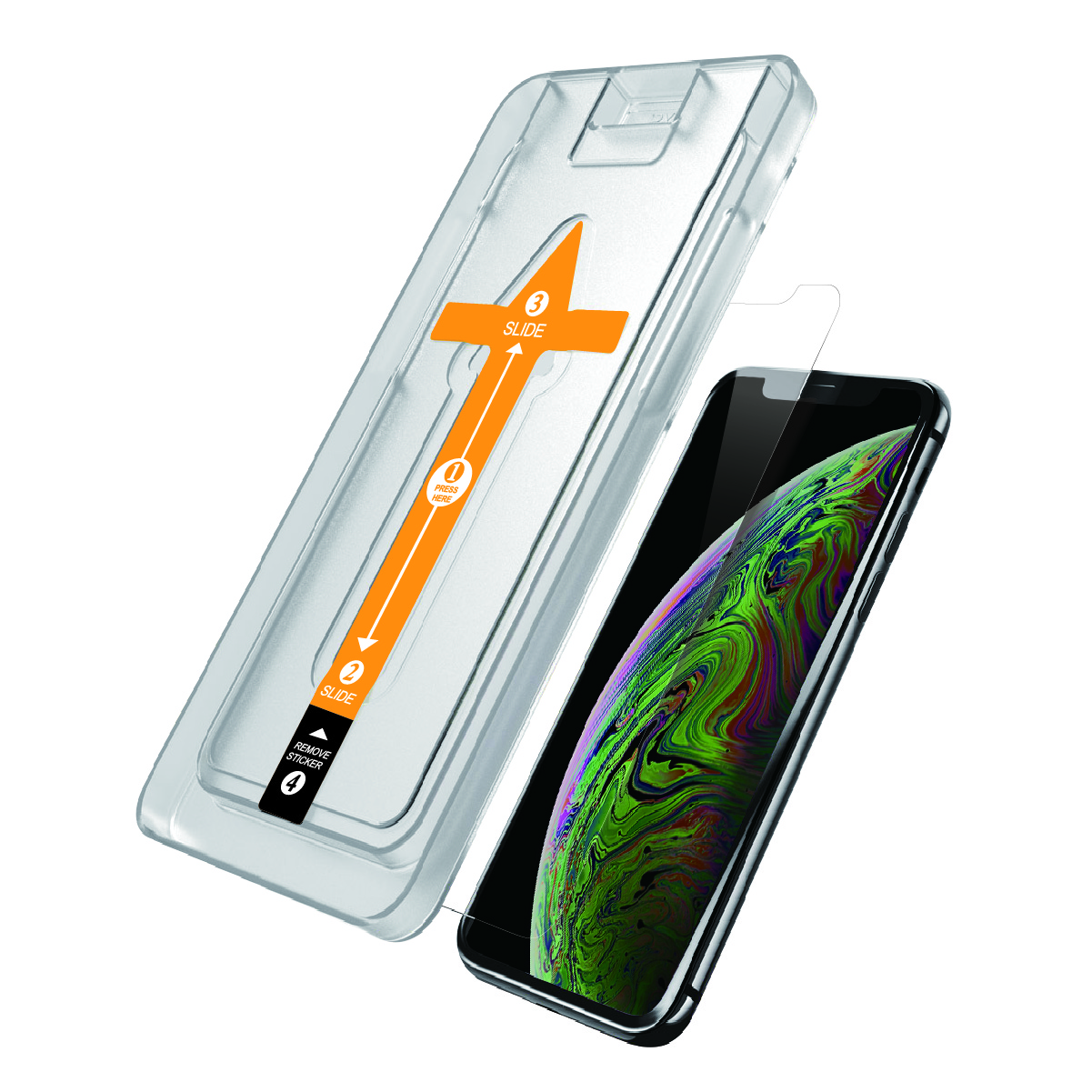 NovaNL Glass Volume 3.0 (Case Friendly) incl. Applicator For iPhone Xs Max